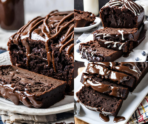 Hot Fudge Brownie Bread