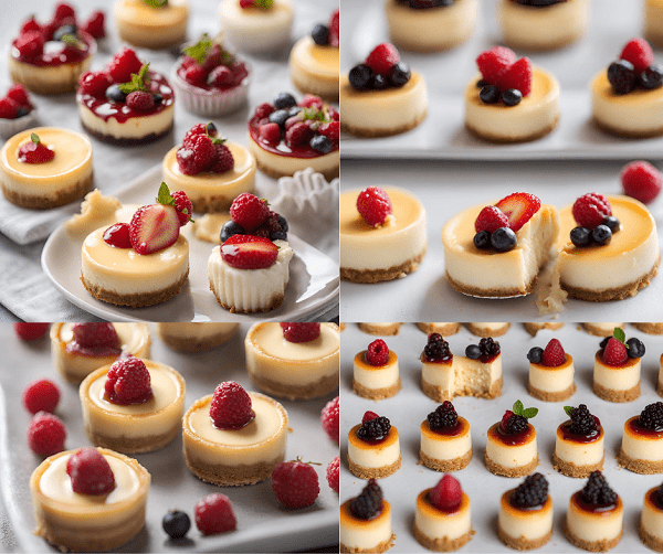 Miniature Baked Cheesecakes-recipe