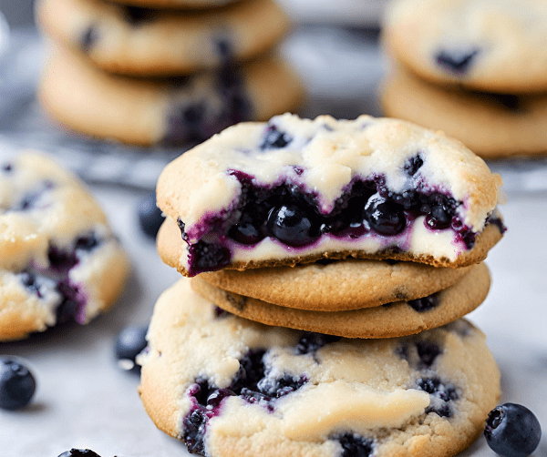 Blueberry Cheesecake Cookies