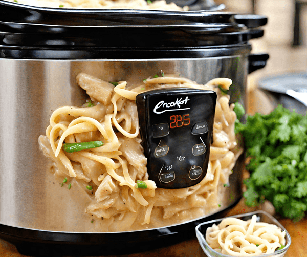  Crockpot Chicken and Noodles 