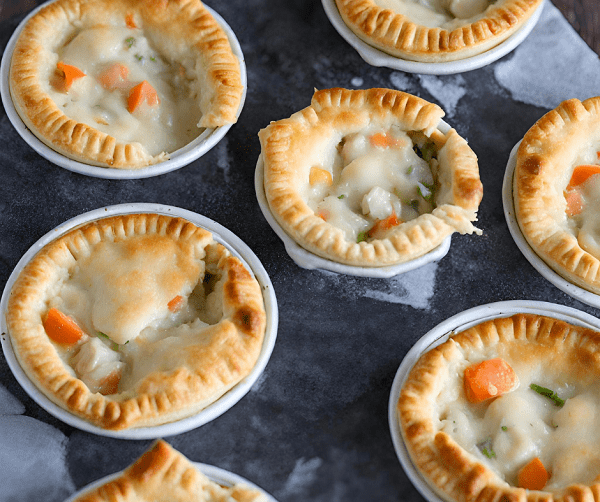 Easy Mini Chicken Pot Pies