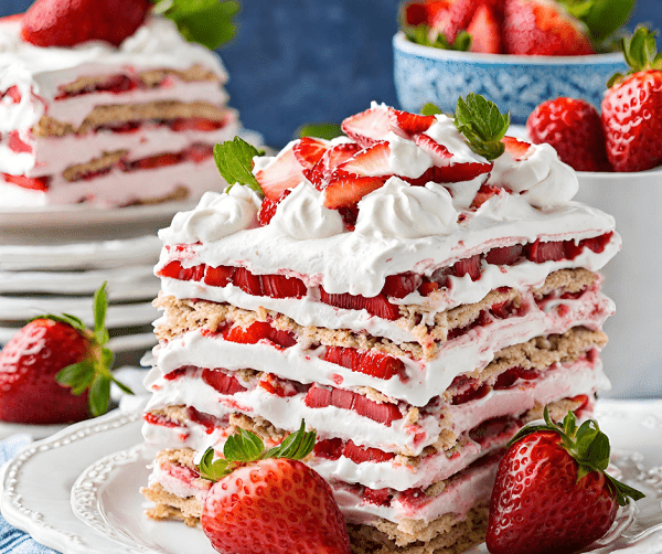 Strawberry Icebox Cake Recipe