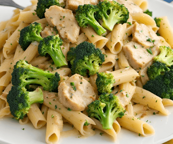 Creamy Cajun Chicken Broccoli Pasta