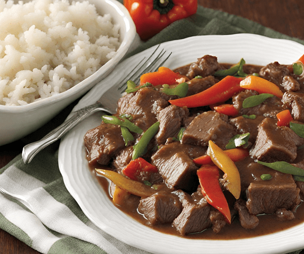 Crockpot Pepper Steak