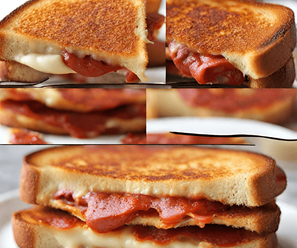 PEPPERONI PIZZA GRILLED CHEESE