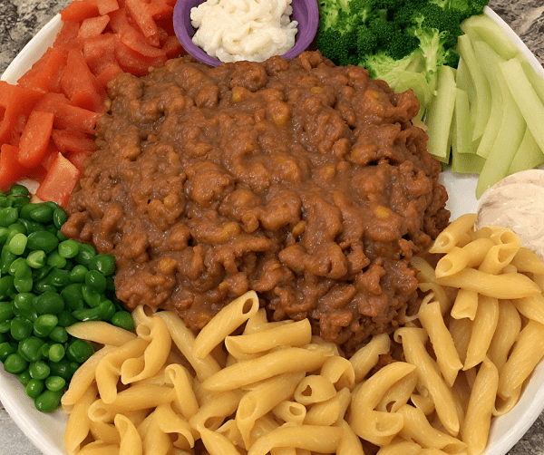 Sloppy Cheeseburger Pasta