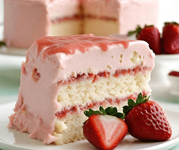 The Best Strawberry Cake Ever