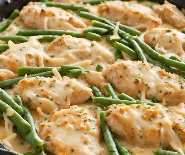  Cheesy Garlic Butter Chicken Delight