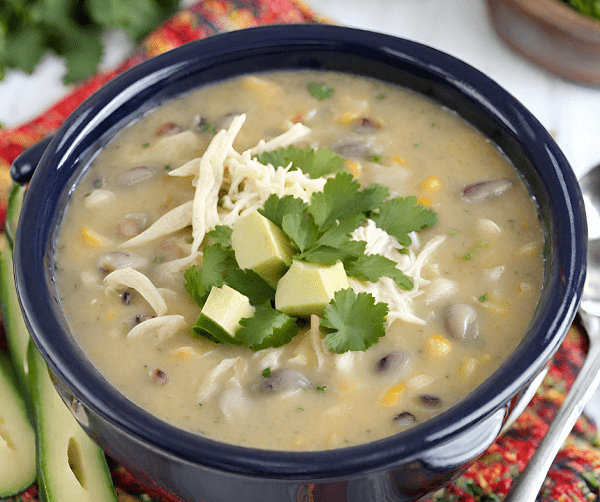 Crock Pot Green Enchilada Chicken Soup