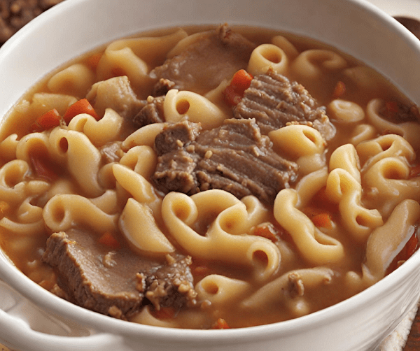 Grandfather’s Beef and Macaroni Soup Recipe