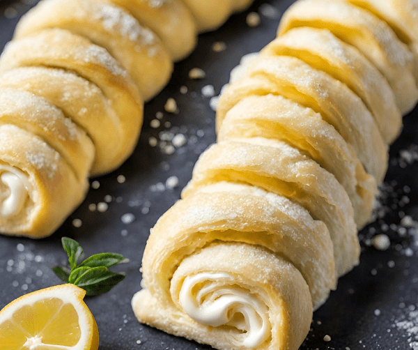 Lemon Cream Cheese Crescent Rolls