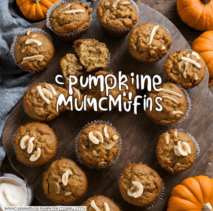 Banana Pumpkin Spice Muffins