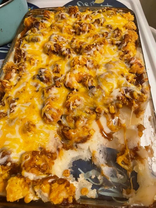 Home made KFC famous bowl casserole