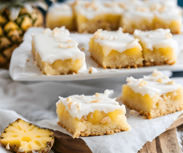 Pineapple Cake Bars