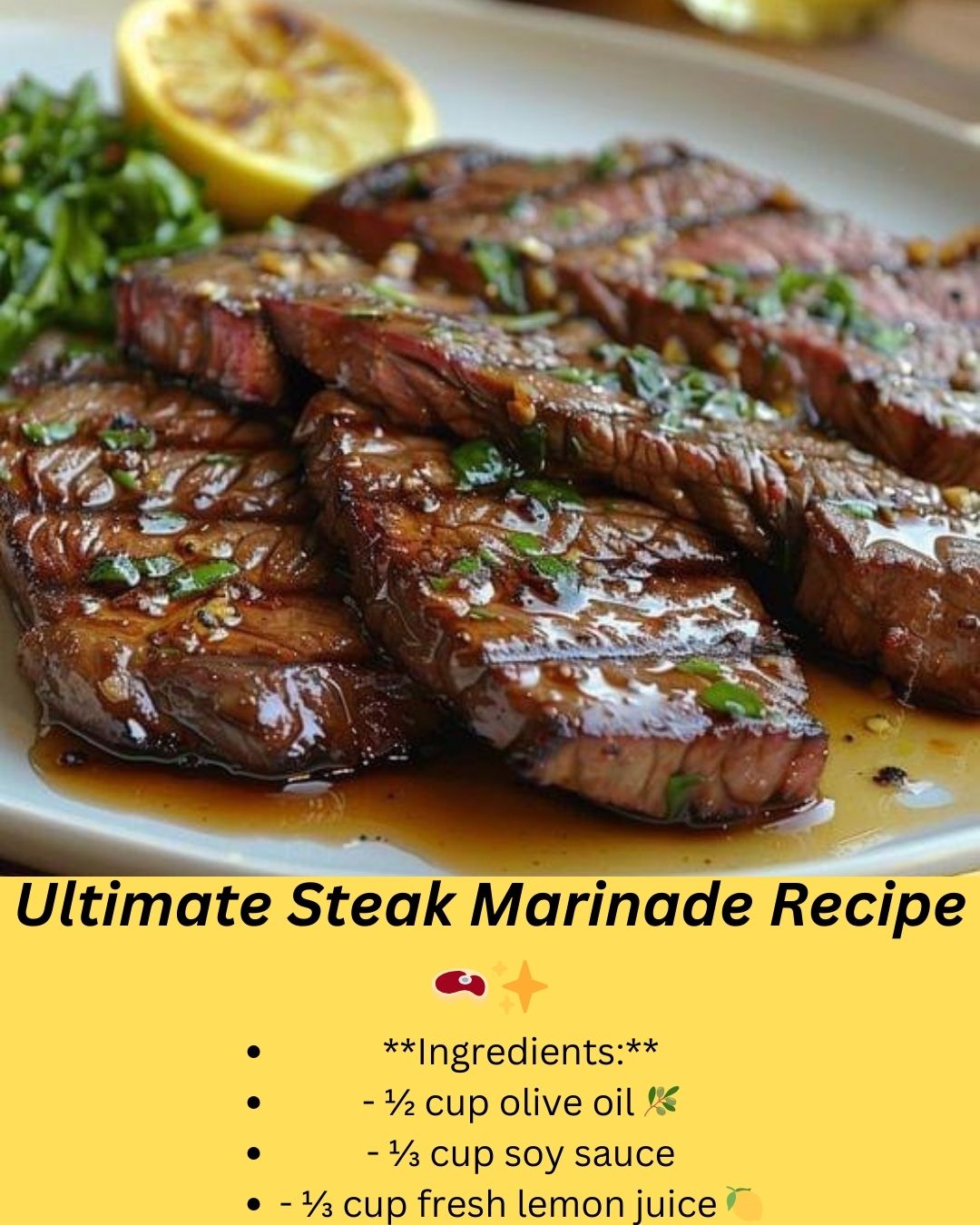 Ultimate Steak Marinade Recipe