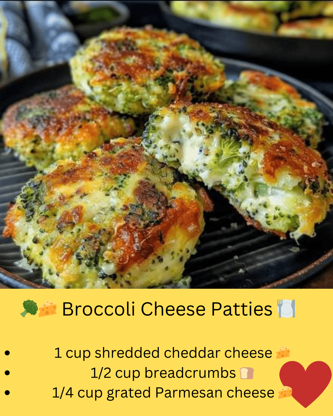 Broccoli Cheese Patties