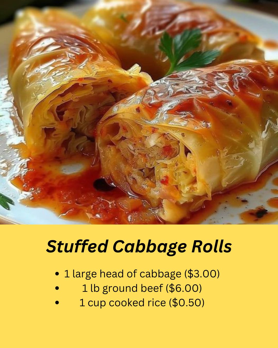 Stuffed Cabbages Rolls