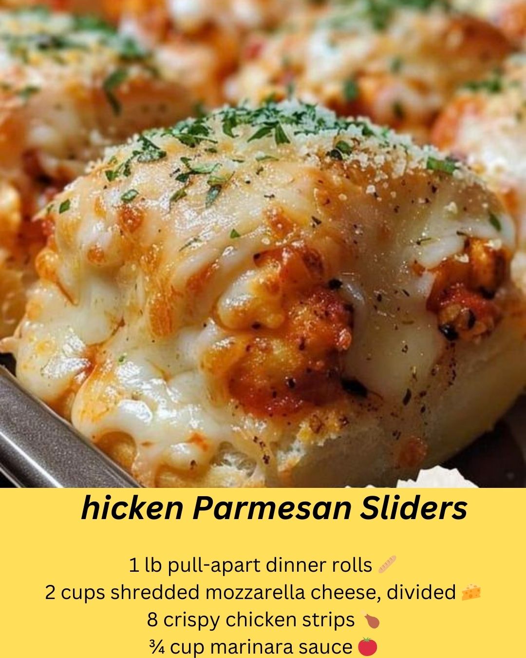 Chicken Parmesan Sliders