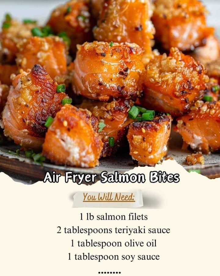 Air Fryer Salmon Bites