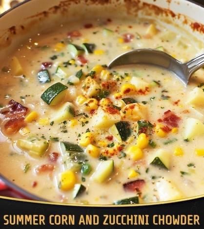 Summer Corn and Zucchini Chowder