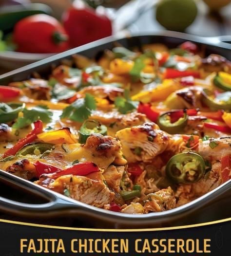 Fajita Chicken Casserole