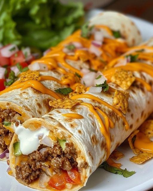 Beefy Nacho Cheese Wrap