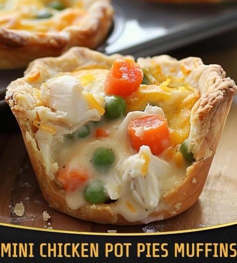 Mini Chicken Pot Pie Muffins