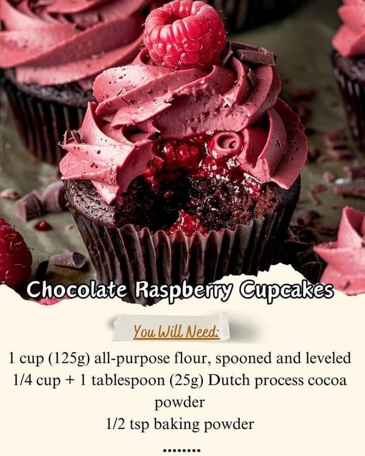 Chocolate Raspberry Cupcakes