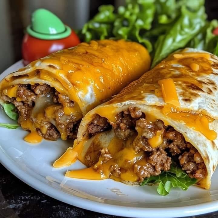 Chopped Cheese Loaded Burritos