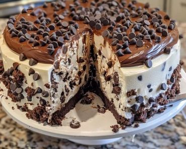 Chocolate Chip Cookie Ice Cream Cake