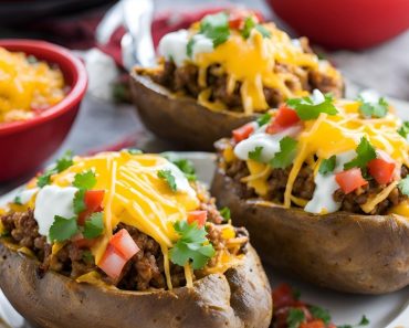 Taco Stuffed Baked Potatoes