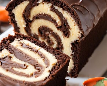 Peanut Butter Cup Cake Roll