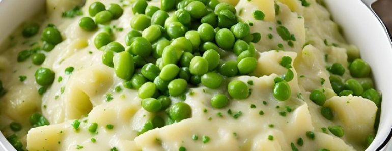 Creamed Potatoes and Peas