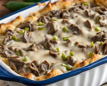 PHILLY CHEESE STEAK CASSEROLE