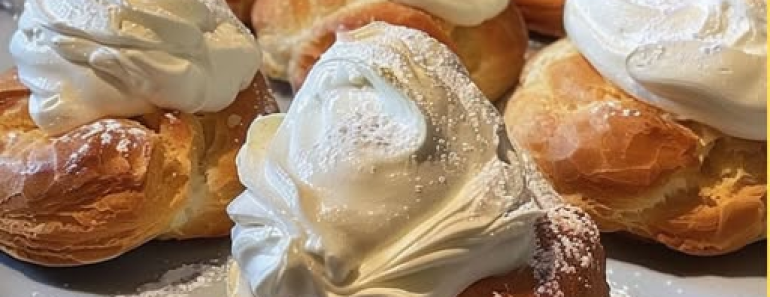 MOM’S FAMOUS CREAM PUFFS